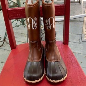 Outwood kids tall Duck boots
